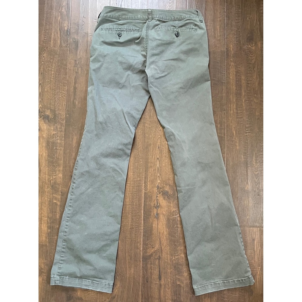 American Eagle Outfitters Olive Green Chino Trousers - Picture 3 of 8